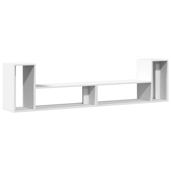 vidaXL Meubles TV 2 pcs blanc 100x30x50 cm bois d'ing&eacute;nierie