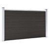 vidaXL Panneau de cl&ocirc;ture WPC 180x105 cm Noir