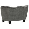 vidaXL Canap&eacute; pour chien Gris 66x43x40 cm Peluche