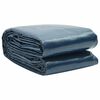 vidaXL Film solaire de piscine flottant PE 250 cm Noir et bleu