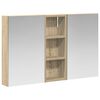 vidaXL Ensemble de Meubles de Salle de Bain 3 pc Ch&ecirc;ne Sonoma