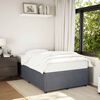 vidaXL Cadre de lit sans matelas gris fonc&eacute; 120x200 cm velours