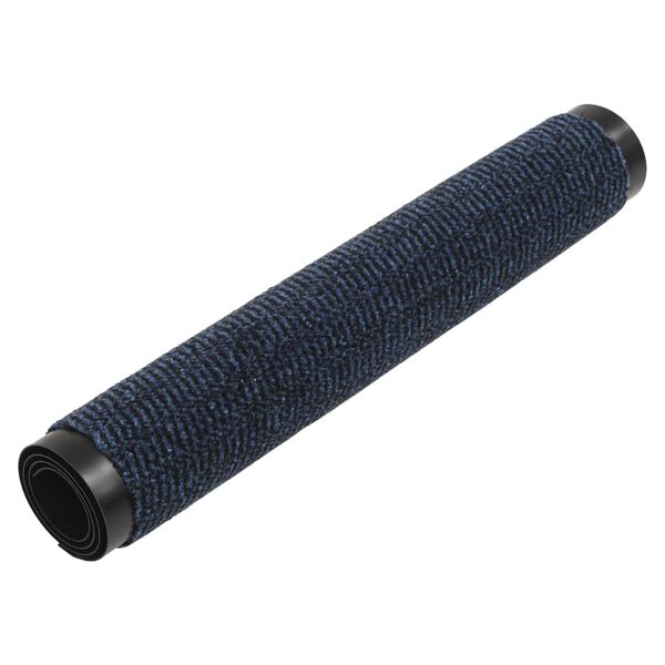 vidaXL Paillasson touffeté 60x150 cm Bleu