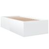 vidaXL Cadre de lit sans matelas blanc 90x190 cm