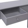 vidaXL Table console Gris 90 x 30 x 77 cm Bois