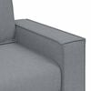 vidaXL Canap&eacute; 3 pcs Gris clair 220 x 80 x 84 cm Tissu en lin m&eacute;lang&eacute;