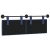 vidaXL T&ecirc;te de lit suspendue Bleu police 130 x 55 x 7 cm Velours