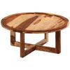 vidaXL Table basse 80x35 cm Bois massif