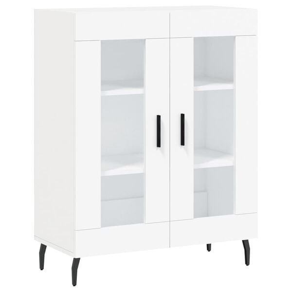 vidaXL Buffet blanc 69,5x34x90 cm bois d'ing&eacute;nierie