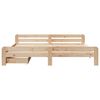 vidaXL Cadre de lit sans matelas 200x200 cm bois massif de pin