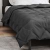 vidaXL Duvet complet toute l'ann&eacute;e Anthracite 155 x 220 cm Microfibre