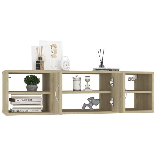 vidaXL Étagère murale Chêne sonoma 102x30x29 cm Bois d’ingénierie