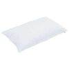 vidaXL Oreiller avec oreiller 2 pcs Blanc 40 x 80 cm Coton