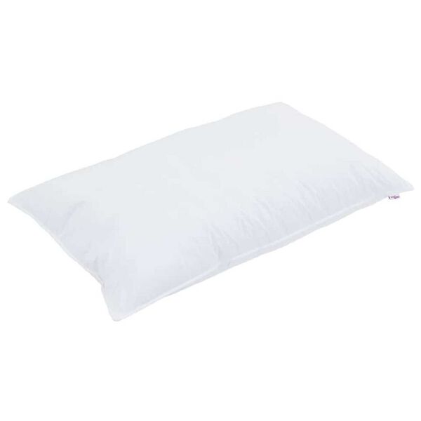 vidaXL Oreiller avec oreiller 2 pcs Blanc 40 x 80 cm Coton