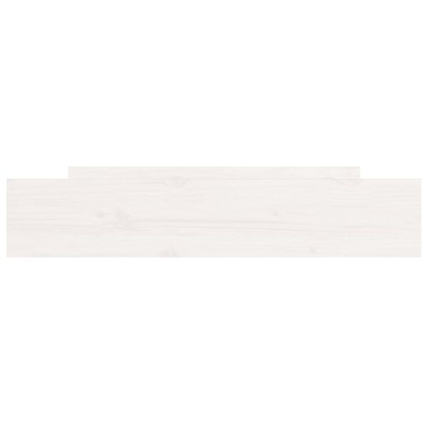 vidaXL Tiroirs de lit 2 pcs blanc Bois de pin massif