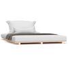 vidaXL Cadre de lit sans matelas 140x190 cm bois de pin massif
