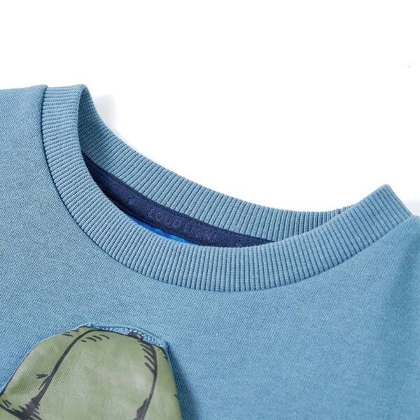 Sweatshirt pour enfants bleu moyen 92