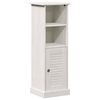 vidaXL Armoire de salle de bain avec porte VIGO Blanc et Blanc Antique