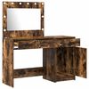 vidaXL Table de Toilette avec tiroir 2 pcs Marron 40 x 41 x 75 cm