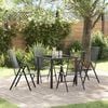 vidaXL Ensemble de salle à manger pour jardin 5 pcs Anthracite