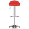 vidaXL Tabouret de bar Rouge Similicuir