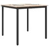 vidaXL Table de salle &agrave; manger / Table de repas Naturel