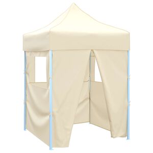 vidaXL Tente de f&ecirc;te 200 x 200 x 315 cm Cr&egrave;me Tissu Oxford
