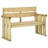 vidaXL Banc de jardin 121 cm bois de pin imprégné