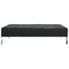 vidaXL Housse de Table Uni Noir 102 x 102 x 15 cm tissu