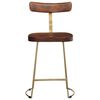 vidaXL Tabourets de bar lot de 2 49x43x79 cm bois de manguier massif