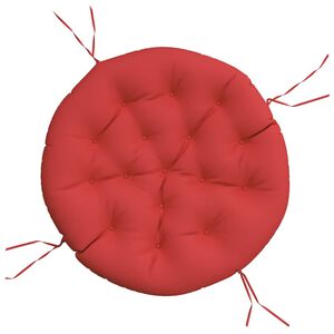 vidaXL Coussin rond rouge &Oslash; 100 x11 cm tissu oxford