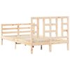 vidaXL Cadre de lit sans matelas 120x200 cm bois massif