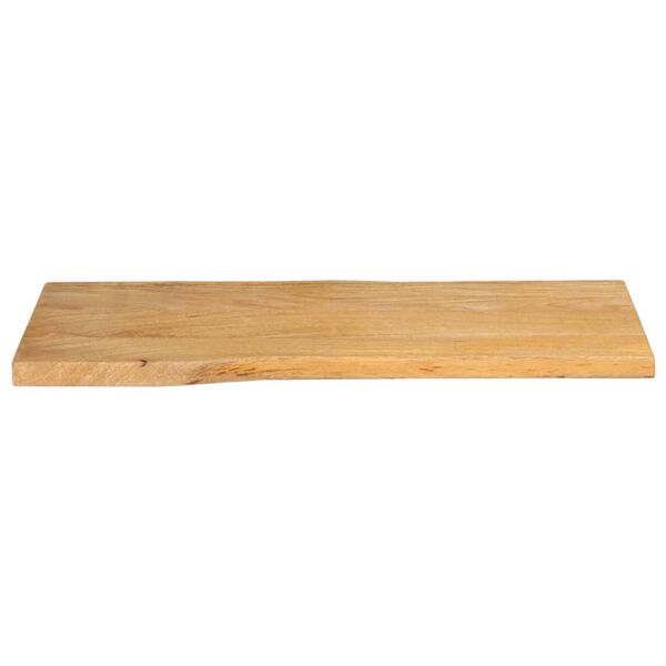 vidaXL Dessus de table 90x40x3,8 cm bord vivant bois massif manguier