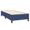 vidaXL Sommier &agrave; lattes de lit matelas et LED Bleu 90x200 cm Tissu