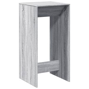 vidaXL Table de bar sonoma gris 51x50x103,5 cm bois d'ing&eacute;nierie
