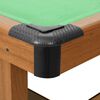 vidaXL Table de billard 4 pieds 122x61x76 cm Marron