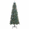 vidaXL Sapin de No&euml;l artificiel Vert 240 cm PVC, plastique et acier