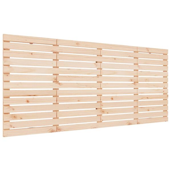 vidaXL T&ecirc;te de lit murale 156x3x91,5 cm Bois massif de pin