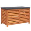 vidaXL Bo&icirc;te de rangement de jardin 90x48x55 cm bois d'eucalyptus