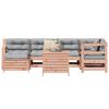vidaXL Salon de jardin 7 pcs bois massif sapin de douglas