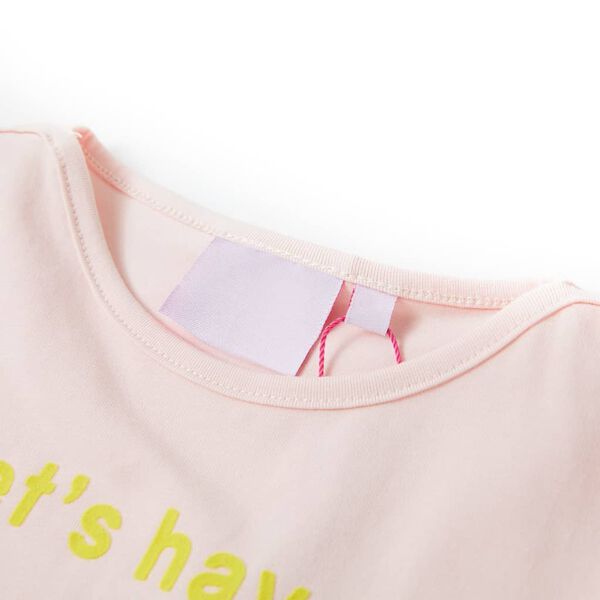 T-shirt pour enfants rose pâle 140