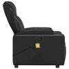 vidaXL Fauteuil de massage inclinable Noir Similicuir