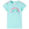 T-shirt pour enfants menthe clair 140