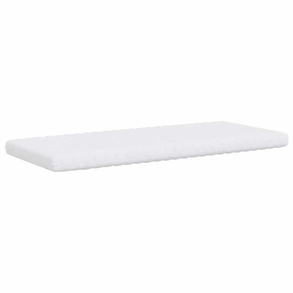 vidaXL Matelas en mousse blanc 90x210 cm 7 zones duret&eacute; 20 ILD