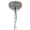 vidaXL Lampe suspendue industrielle Gris Fer et bois solide 40 cm E27