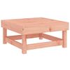 vidaXL Repose-pieds de jardin et coussins lot de 2 bois massif douglas