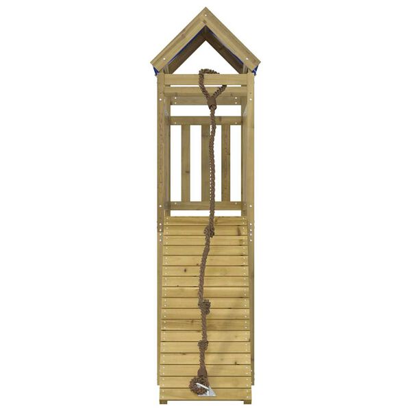 vidaXL Aire de jeux d'ext&eacute;rieur bois de pin impr&eacute;gn&eacute;