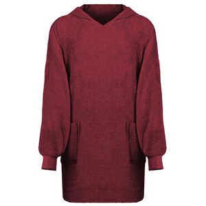 vidaXL Sweat &agrave; capuche couverture KINN Rouge L Coton