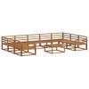 vidaXL Ensemble de canap&eacute;s d'ext&eacute;rieur 10 pcs Naturel