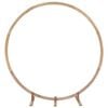 vidaXL Arche de mariage Marron Clair 224 x 80 x 220 cm